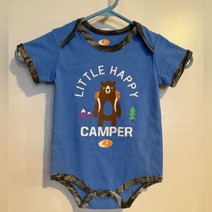 Baby onesies - Little Explorer Camouflage and Blue Baby 18M set of 2